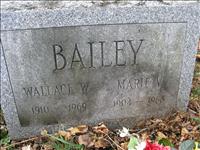 Bailey, Wallace W. and Marie V